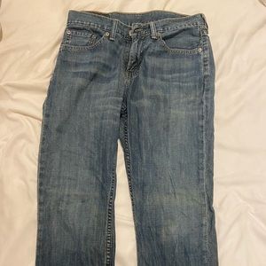 super cute dark wash levi denim